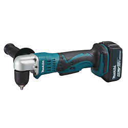 Perceuse-visseuse d'angle auto-serrantant, 18 V Li-Ion, 5 Ah diamètre 10 mm, 2 batteries + chargeur rapide