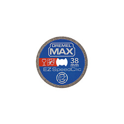 Disque de découpe revêtu diamant "Haute longévité" EZ SpeedClic Dremel Max S545 Ø 38 mm pour la faience, carrelage et verre