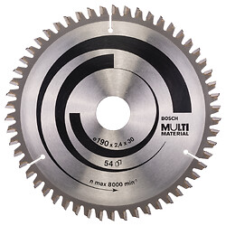 Lame de scie circulaire Pro Multi Material - Ø 190 mm / largeur de coupe 2,4 mm / 54 dents