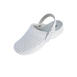 Sabots de travail type mule Bora OB E A SRC - coloris blanc - pointure 40