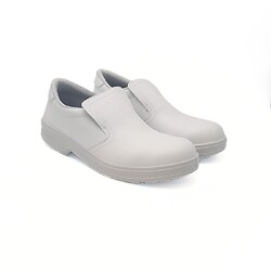 Mocassins de sécurité antiglisse agro-alimentaire Ted S2 SRC - coloris blanc - pointure 45