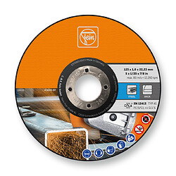 Disques à tronçonner 125 mm - épaisseur 2,5 mm - lot de 25