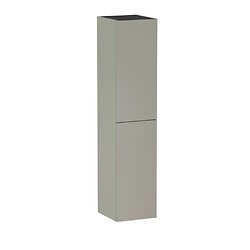 Colonne salle de bain Odyssée 2 portes droite - L 350 mm / H 1600 mm / P 380 mm - mélaminé Vert sauge