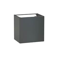 Meuble sous-vasque Odyssée 1 porte droite - L 600 mm / H 600 mm / P 460 mm - mélaminé verni Feuille mat