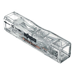 Borne de connexion universelle Push Wire Inline 2773 à leviers 2x4mm² - boîte de 100 pièces
