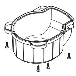 Carter pour filtre cartouche Classe H pour aspirateurs Sidamo