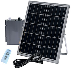 Kit panneau solaire pour BF-BULB5M avec batterie, télécommande et accessoires
