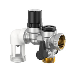 Groupes de sécurité 889 coudé siège inox 3/4'' (20x27)