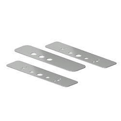 Kit de plaques pour remplacement d'antipanique par OLTRE BAR finition blanc RAL 9010