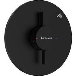 Set de finition pour mitigeur mécanique encastré DuoTurn S 1 fonction, Noir mat