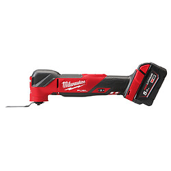 Outil oscillant Multi-Tool M18 Fuel sans fil 18V avec 2 batteries 5 Ah, chargeur et HDBOX - M18 FMT-502X