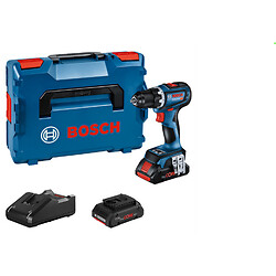 Perceuse-visseuse Expert 18V - EXSR18V-90 - Livrée avec 2 batteries Expert 18V 4,0Ah , chargeur dans coffret L-BOXX