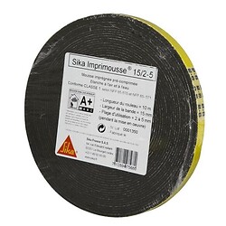 Bande d'étanchéité adhésive SIKA IMPRIMOUSSE ACRYL 15/2-5 10m