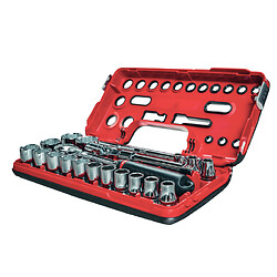 Coffret DBOX cliquet étanche + douilles 1/2" 6 pans OGV GRIP