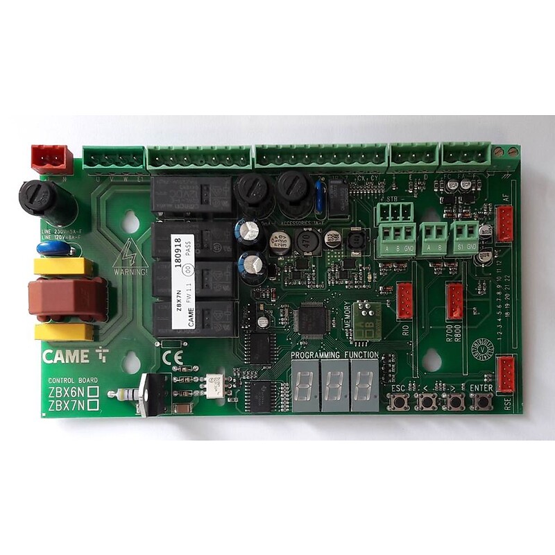 Carte électronique ZBX7478 de commande pour portail coulissant modèles — free download