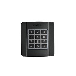 Sélecteur d'extérieur SEL radio à code 433 Mhz gris RAL 7024 avec rétroéclairage bleu