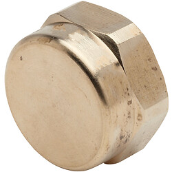 Bouchon laiton JPG 15x21 femelle avec joint gaz