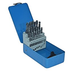 Forets métaux laminés queue cylindrique coffret de 25