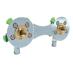 Platine de douche entraxe 150 mm Tube-Fix femelle 15x21