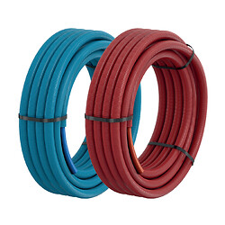 Tube PER-T gainé Betapert rouge 12x1,1 100 mètres