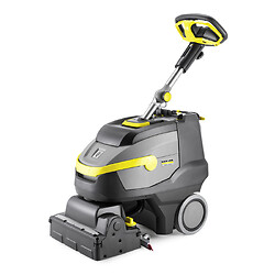 Autolaveuse compacte Karcher, à guidage manuel, brosse rouleau, largeur travail 350 mm, cuve 12 l, avec batterie 21 Ah