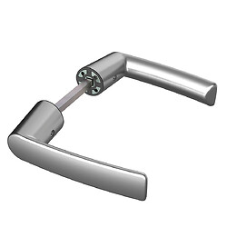 Béquilles doubles TETI finition gris aluminium en carton de 10