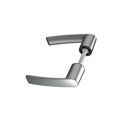 Béquilles doubles minimales NUX finition gris anthracite RAL 7016 en carton de 10