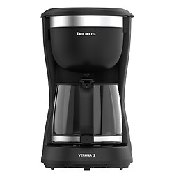 Cafetière Verona 12, noire, 680 W, 1250 ml
