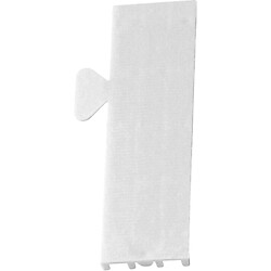 Cale en plastique de vitrage de longueur 80 mm Largeur 22 mm épaisseur 1 mm