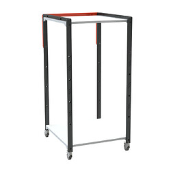 Pupitre avec 2 étagères, à roulettes, 150 kg