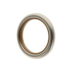 Lot de 10 anneaux creux avec insert 32 x 44 mm Alliance, laiton nickelé mat