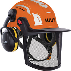 Casque forestier ZENITH X AIR COMBO orange