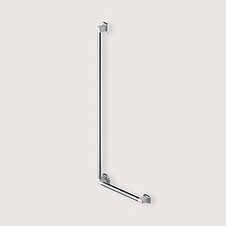 Barre de douche en L Rugao blanc 1200x450 mm
