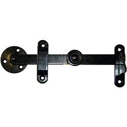 Fermeture de porte à fléau cadenassable longueur 200 mm finition noir