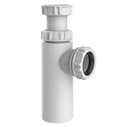 Siphon de lavabo réglable Design NF, 56/106mm, sortie Ø32mm, corps 100% PCR