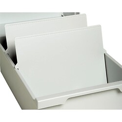Intercalaire DIN A6 horizontal - Lot de 2 - Gris lumière