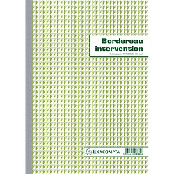 Carnet Rapports d'intervention - Manifolds - 29,7 x 21 cm - 50 feuillets autocopiants dupli - Carton de 5