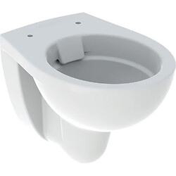 Cuvette WC suspendue à fond creux Bastia Compact, Rimfree, profondeur 48 cm, blanc