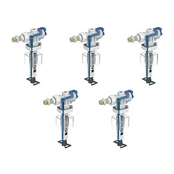 Lot de 5 robinets flotteurs + 1 robinet flotteur offert + 1 bannette Geberit
