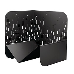 Range-bûches Bristol Thirard, 433 x 500 mm, en acier époxy noir, capacité bûches jusqu'à 50 cm