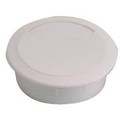 Passe câble plastique blanc - diamètre 80 mm