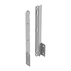 Raccord pour paroi arrière AvanTech YOU - Conditionnement Industrie - hauteur dos 251 mm - finition Argent