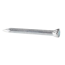 Pointes tête fraisée corps strié acier trempé zingué brillant, diamètre 3,5 mm, longueur 30 mm, boîte de 1 kg