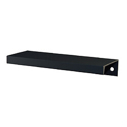 Poignée tirette en aluminium P0333 - entraxe 128 mm - longueur 147 mm - finition noir mat