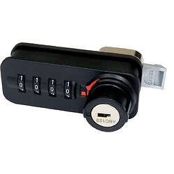 Poignée à code Dial Lock 59 - modèle avec fermeture à pêne - main gauche - pour porte bois ou acier