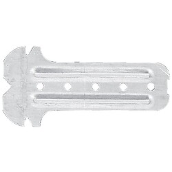 Suspente pour fourrure universelle longueur 395 mm, épaisseur 0,8mm boîte de 50 pièces.