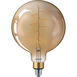 Lampe LED giant globe filament E27 ambré