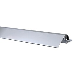 Seuil de porte aluminium ''à la Suisse'' en 50 X 15 mm avec joint d'étanchéité longueur 1000 mm