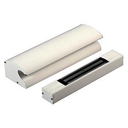 Profil en 400 mm avec 1 ventouse de 300 kg tension automatique coloris argent