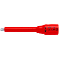 Douille Torx® TX30 - 123 mm - Carré femelle 3/8" - isolée 1000V